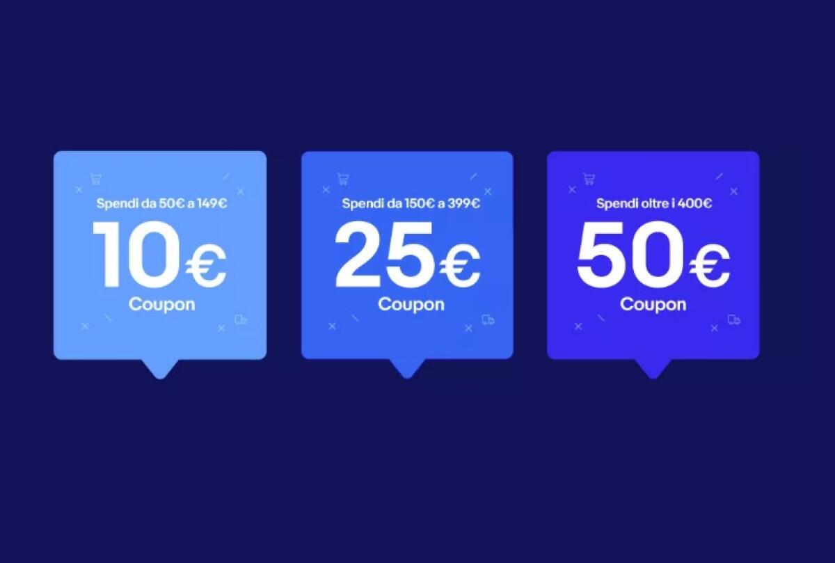 Cyber Monday eBay: Codice Sconto per risparmiare 50 euro | Selezione Migliori Offerte - 