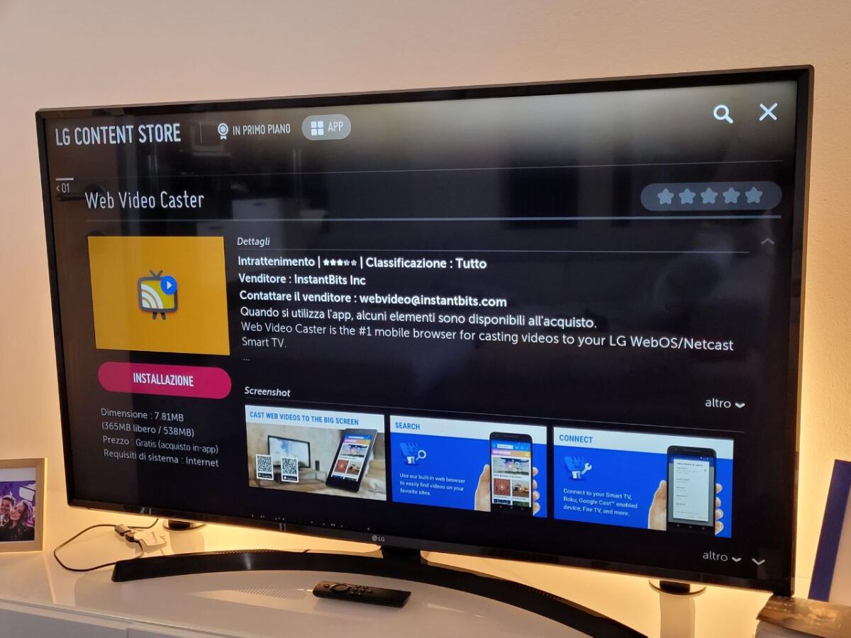 Web Video Caster su Smart TV LG e Samsung: Scaricalo SUBITO - 