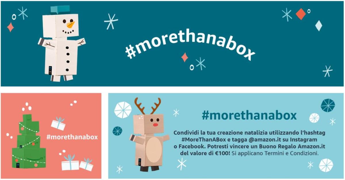 Arriva il concorso Amazon “More than a box”: vinci buoni da 100€ - 