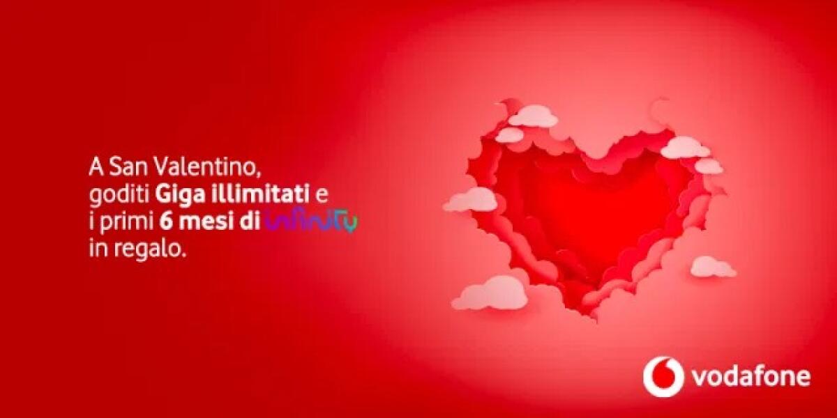 Vodafone regala Giga Illimitati per San Valentino - 