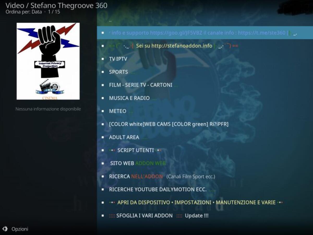 Addon Kodi Thegroove360 CHIUSO: cosa è successo? - 