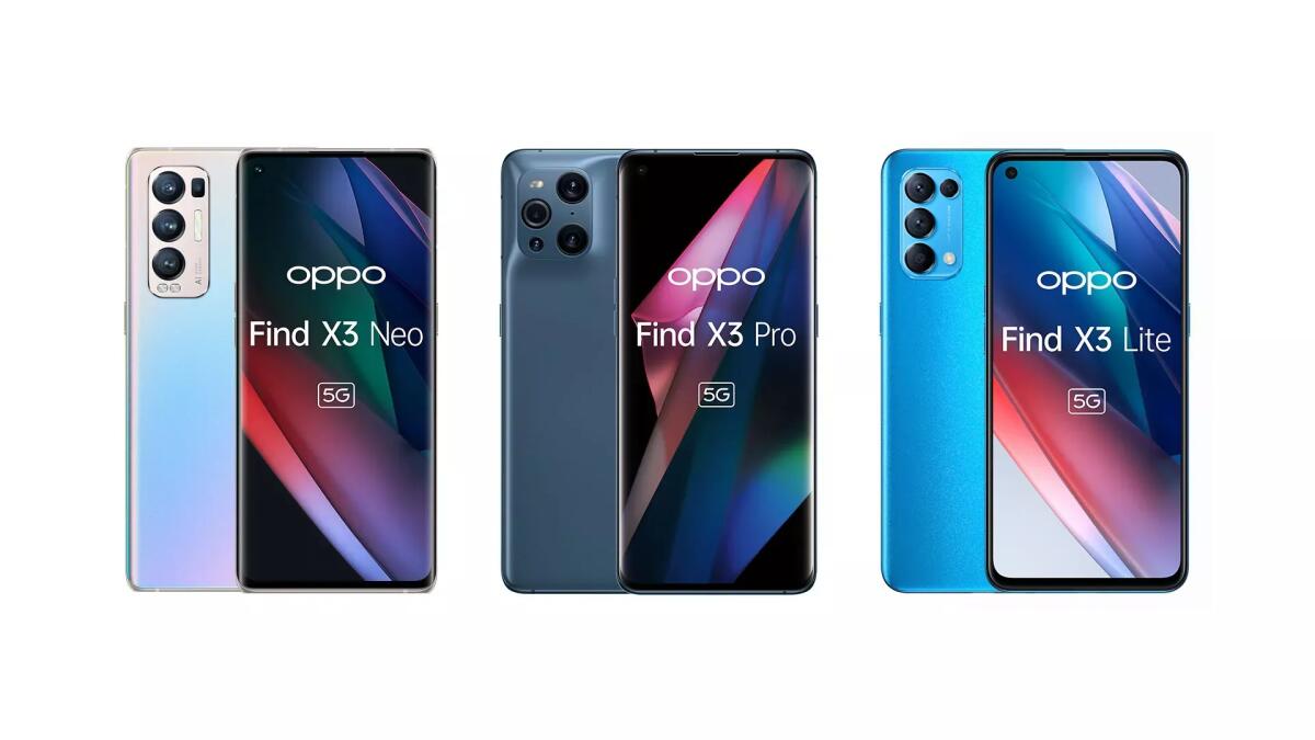 OPPO Find X3 Pro, Neo e Lite sono in pre-ordine su Amazon - 