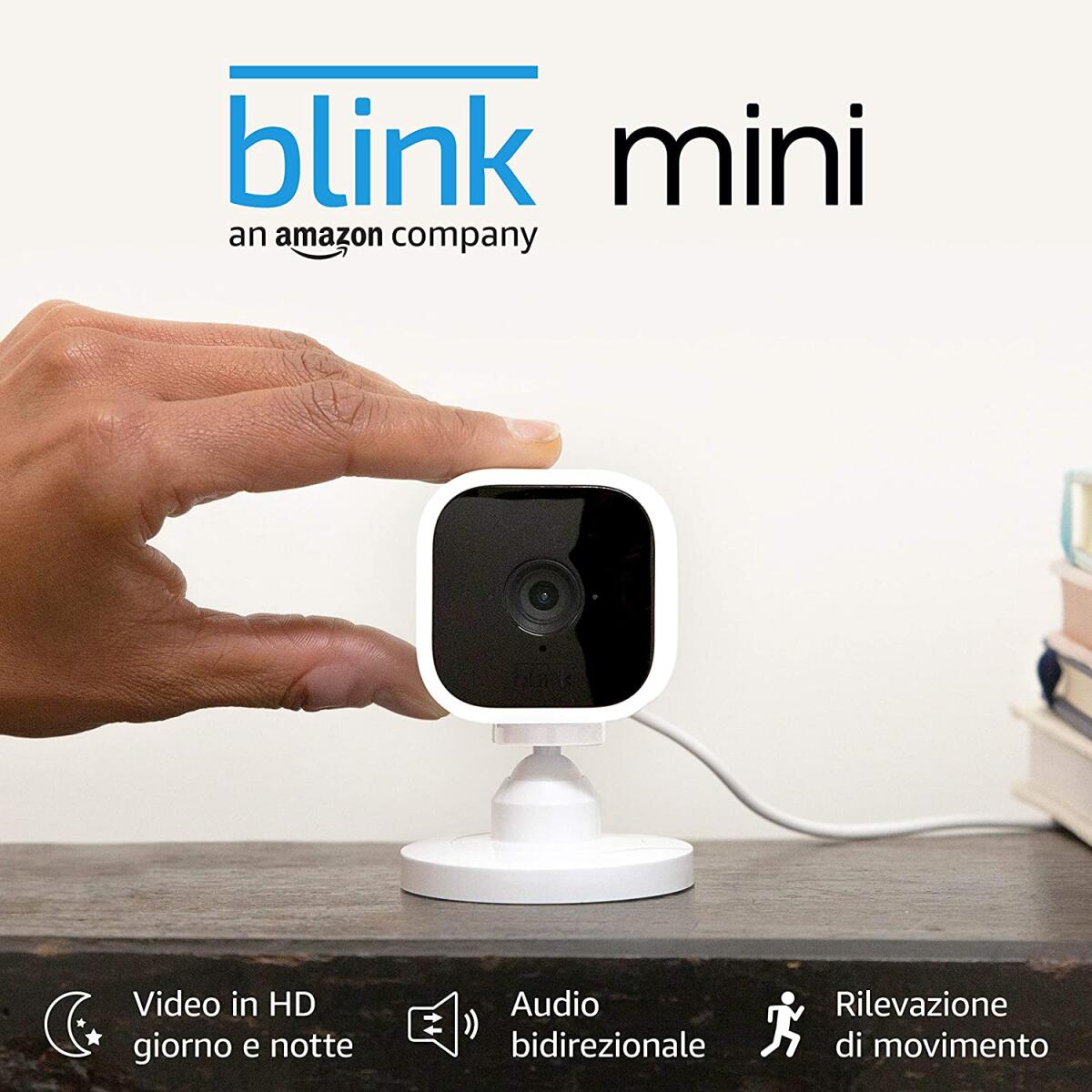 Videocamera sicurezza Blink Mini in offerta al MINIMO storico su Amazon - 