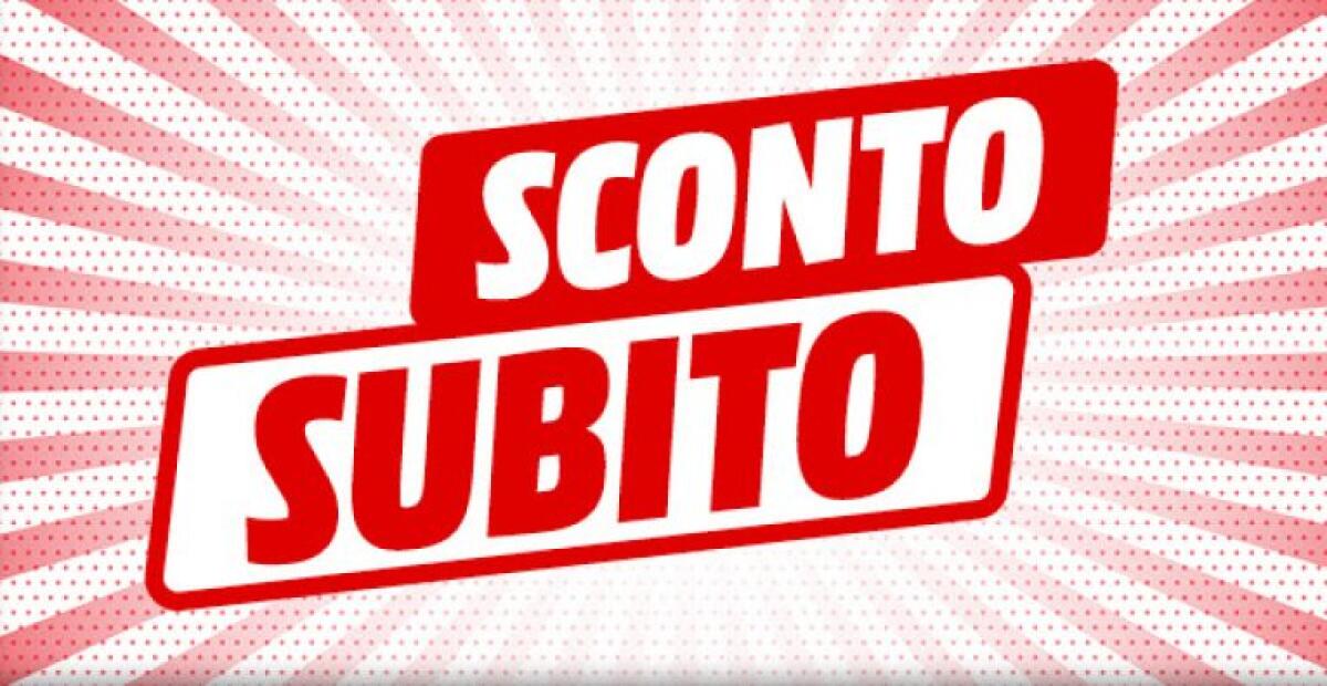 MediaWorld "Sconto Subito": fino a 300 euro di sconto - 