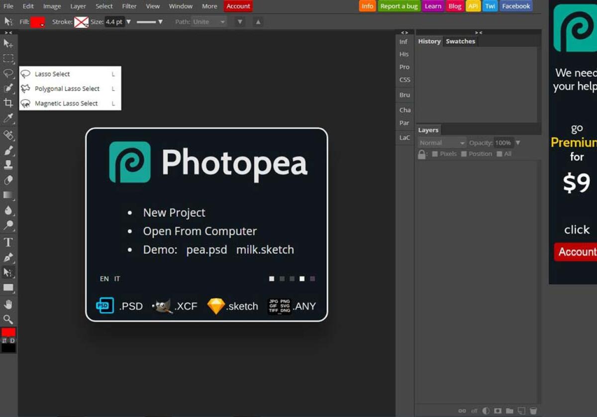 Photoshop online gratis: prova Photopea, l'alternativa migliore - 