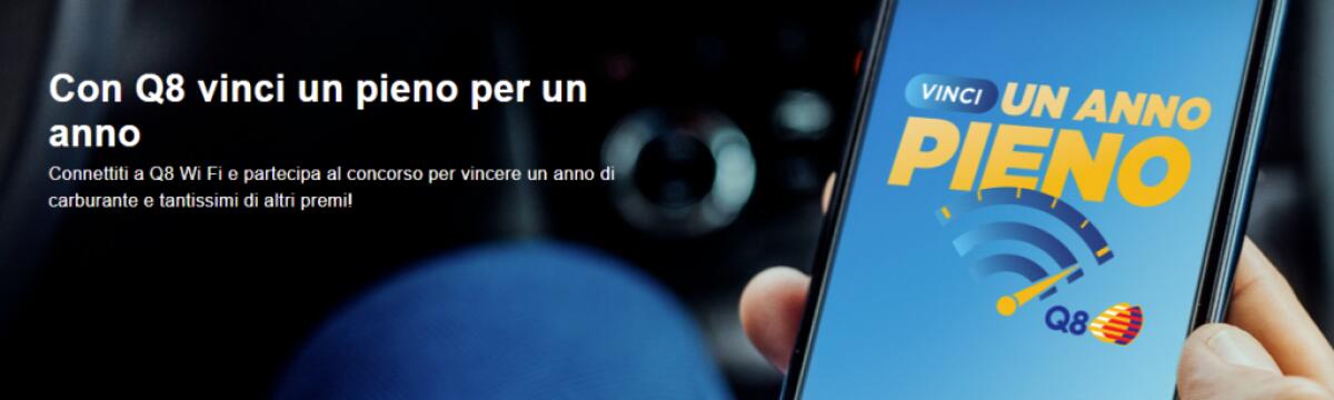 Concorso Q8: puoi vincere il pieno per un anno | SCOPRI COME - 