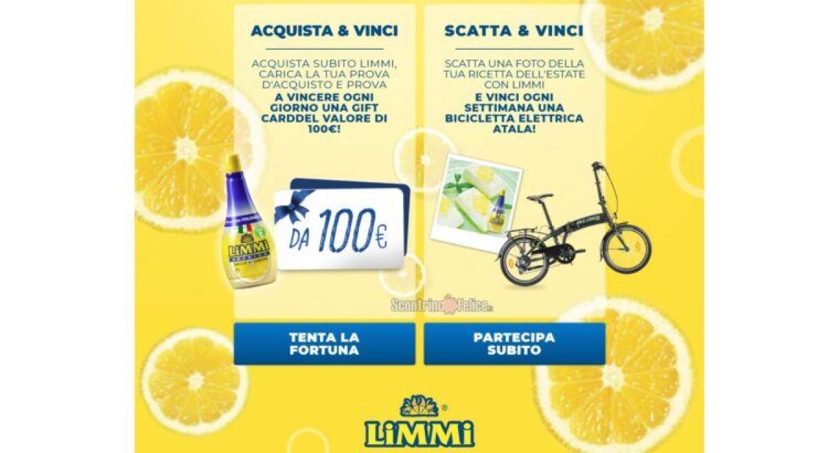 Concorso Limmi: vinci Gift Card ed e-bike Atala | Come Partecipare - 