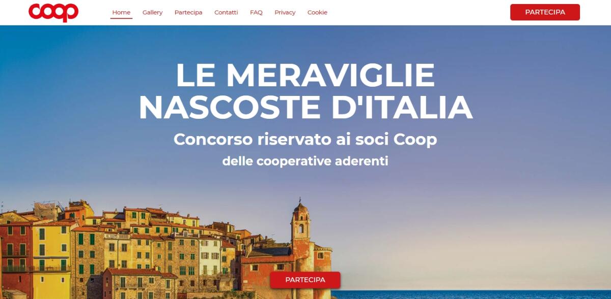 Concorso Coop: vinci 100 buoni spesa da 100 euro | Come Partecipare - 