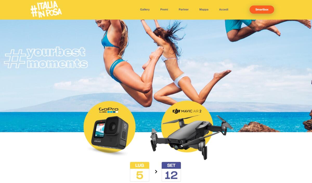 Concorso Smartbox: vinci Smartbox, GoPro, Droni DJI | Come Partecipare - 
