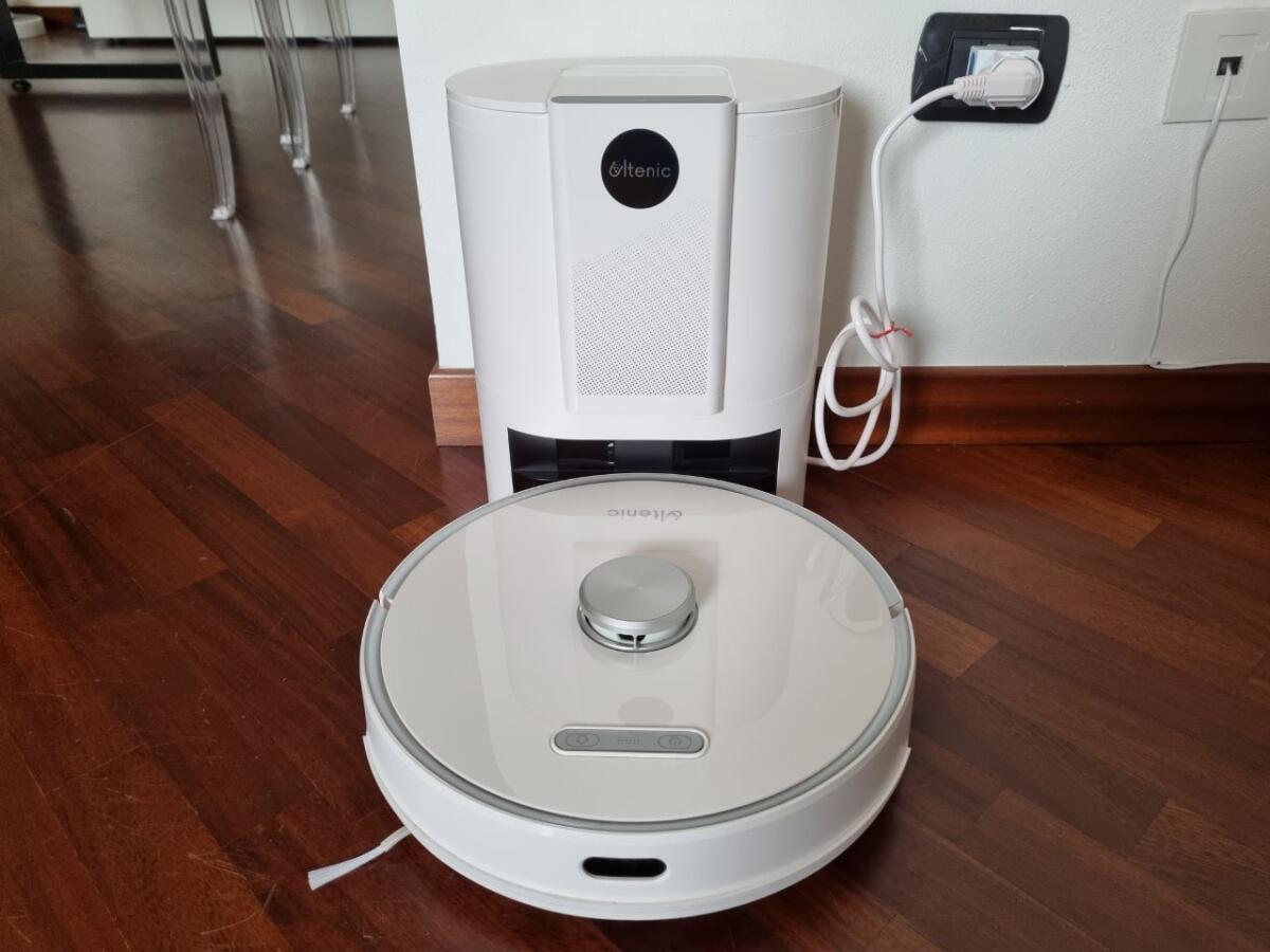 RECENSIONE Robot Aspirapolvere Ultenic T10: si svuota da solo - 
