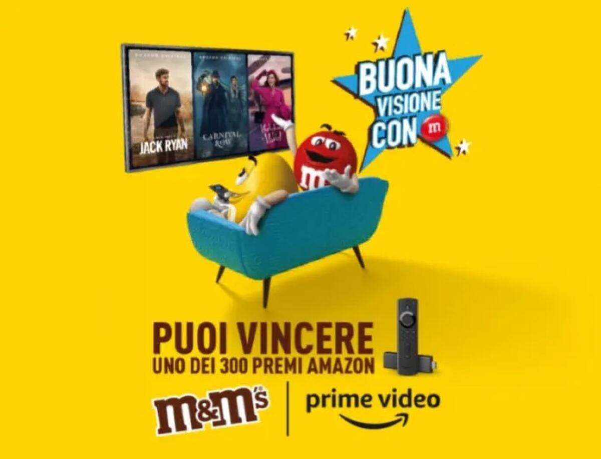 Concorso M&M’s: vinci 300 Fire TV Stick per la tua TV | Come Partecipare - 