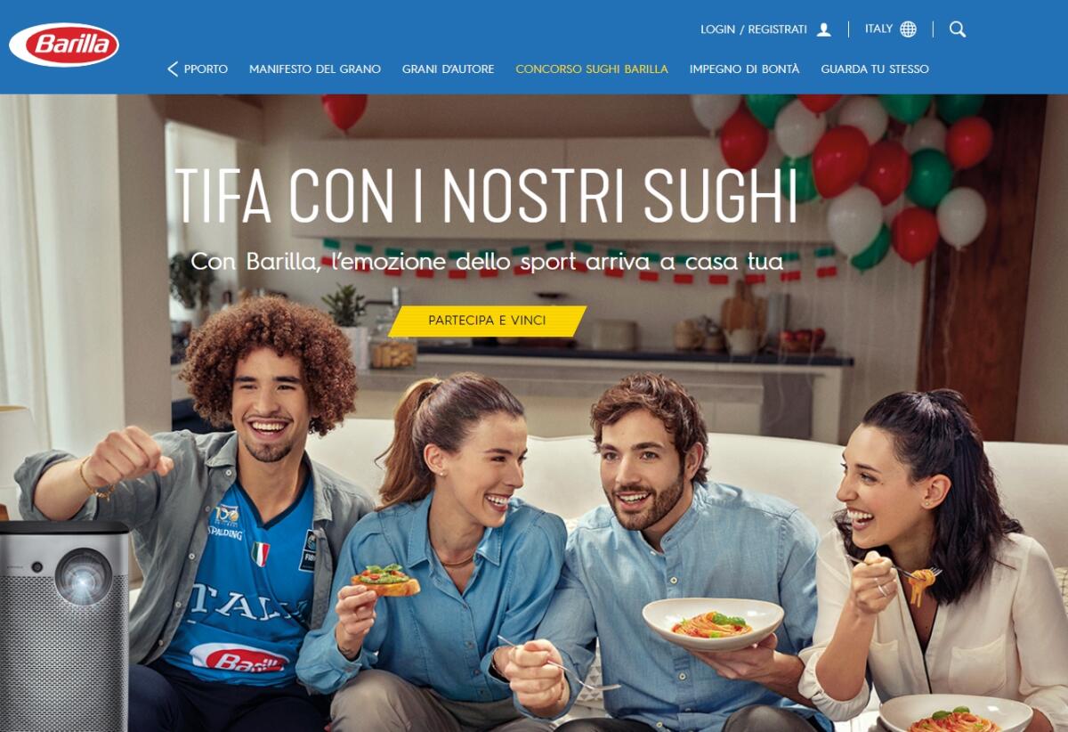 Concorso Barilla: vinci ogni giorno un proiettore XGIMI HALO | Come Partecipare - 