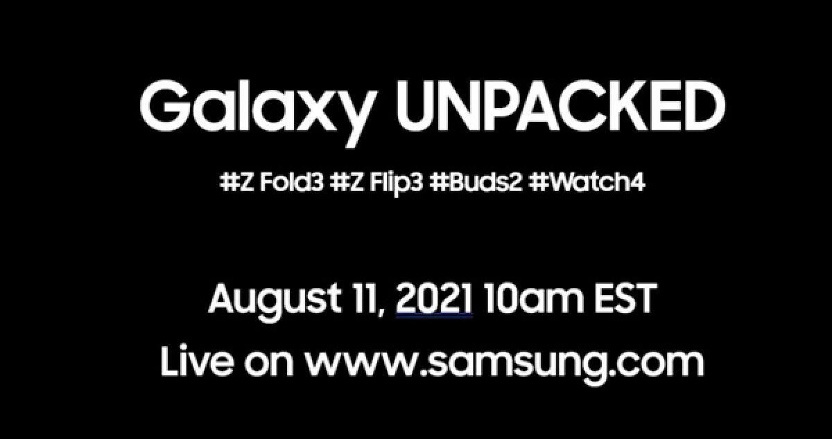 Samsung Galaxy Unpacked 2021 UFFICIALE: Data e Novità in arrivo - 