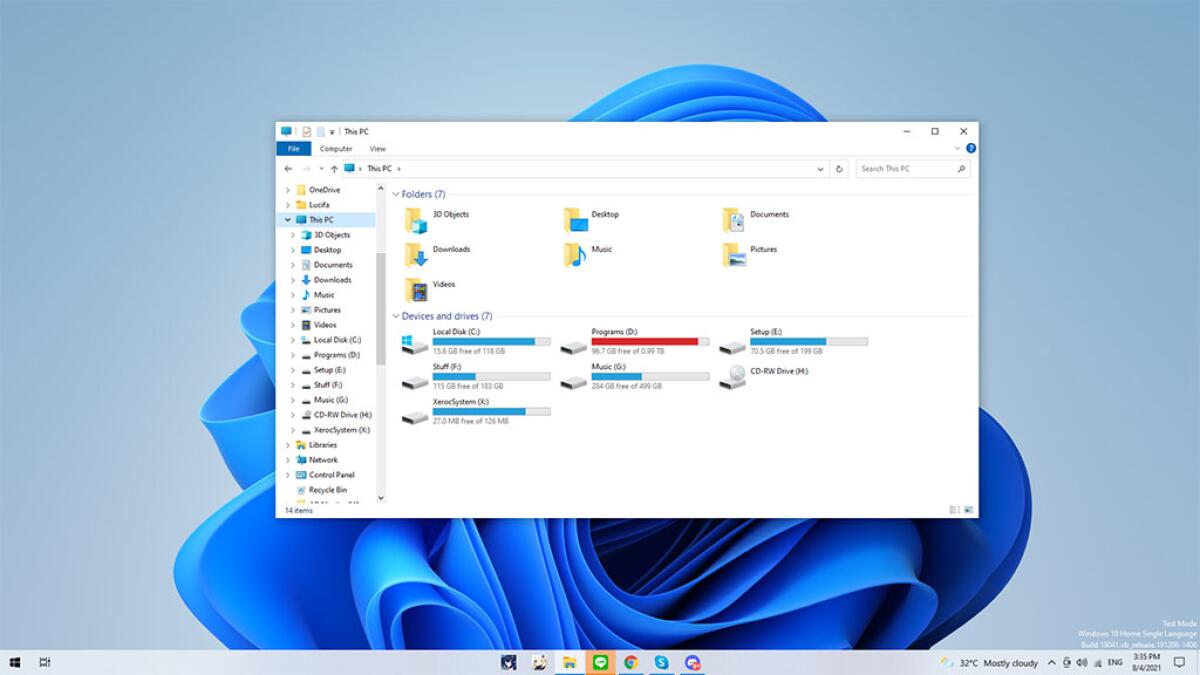 Scarica il Tema per trasformare Windows 10 in Windows 11 - 