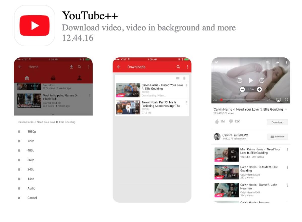 Come installare YouTube++ su iPhone, iPod, iPad - 