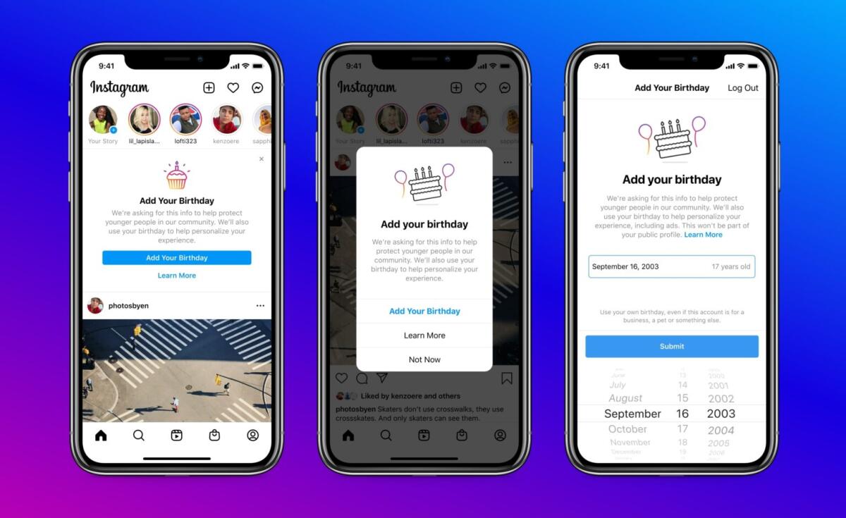 Instagram chiede la data di nascita: PERCHÉ? - 