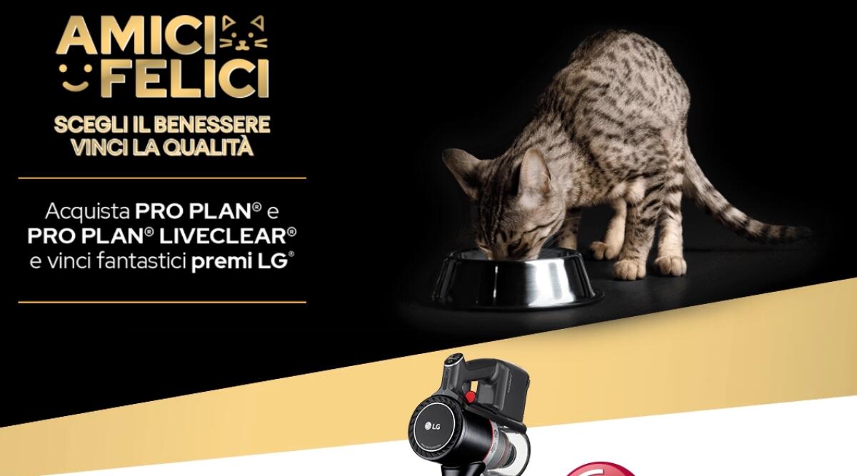 Concorso Purina Pro Plan: vinci premi LG | Come Partecipare - 