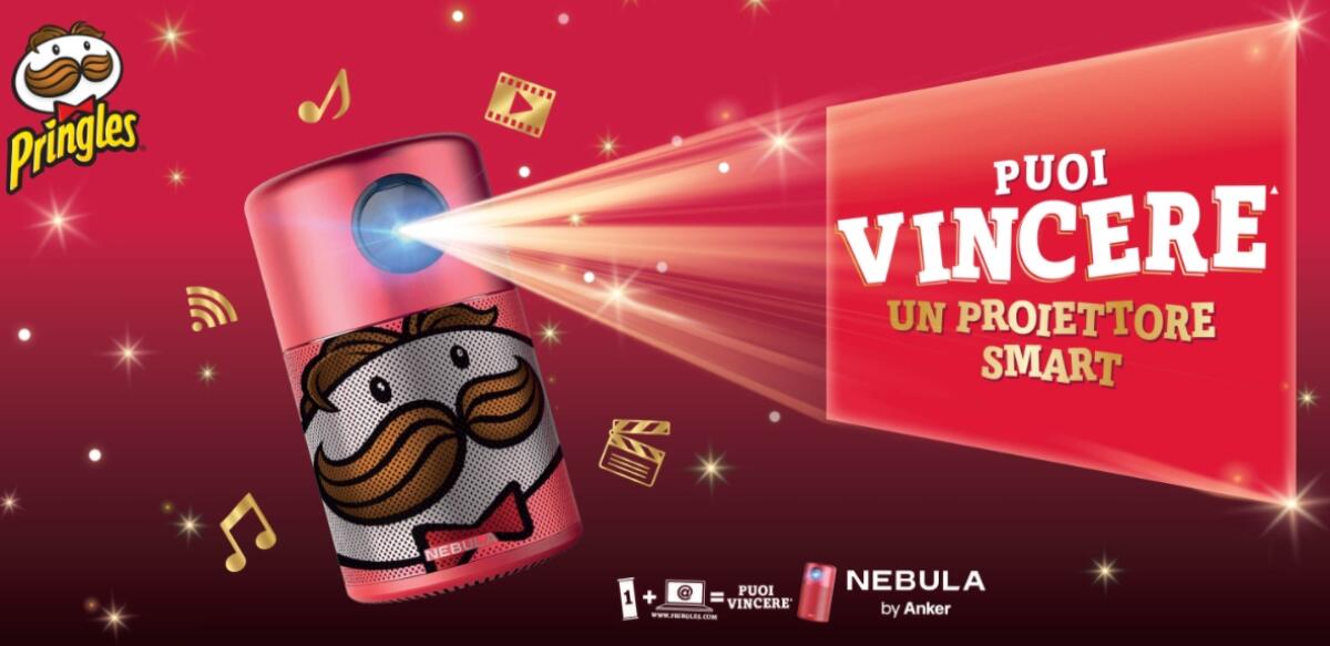 Concorso Pringles: vinci 67 Proiettori Nebula Anker | Come Partecipare - 