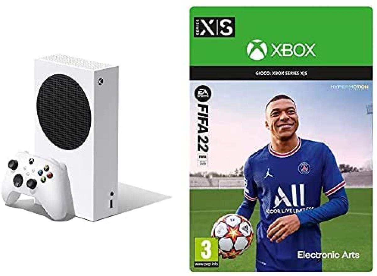 Xbox Series S + FIFA 22 in offerta a 299€ su Amazon - 