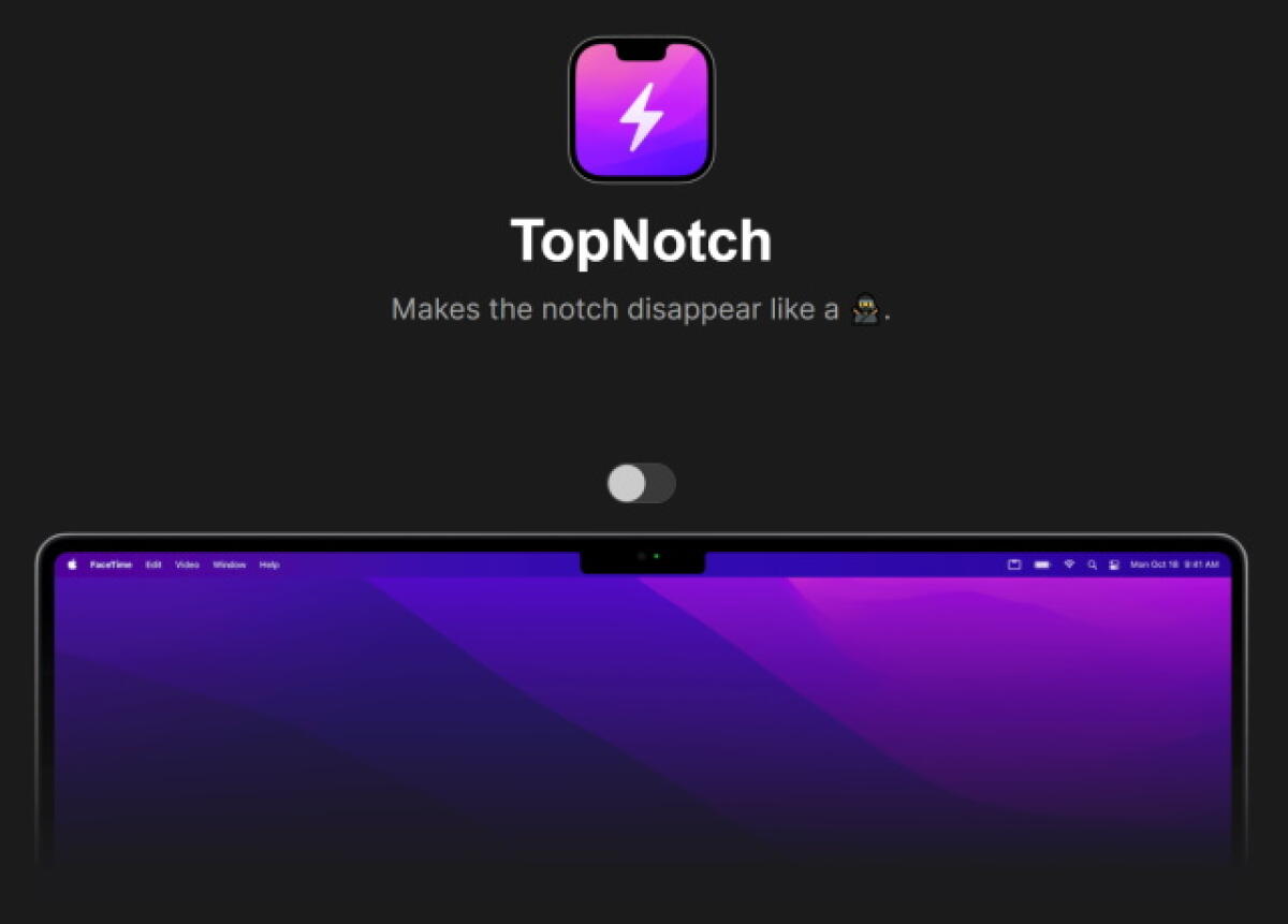 Come Nascondere il Notch su MacBook Pro 2021 - FACILE - 
