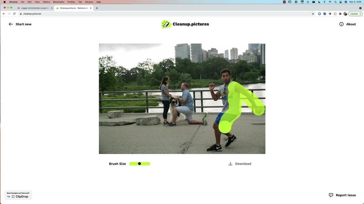 Rimuovere oggetti e persone dalle foto GRATIS Online - 