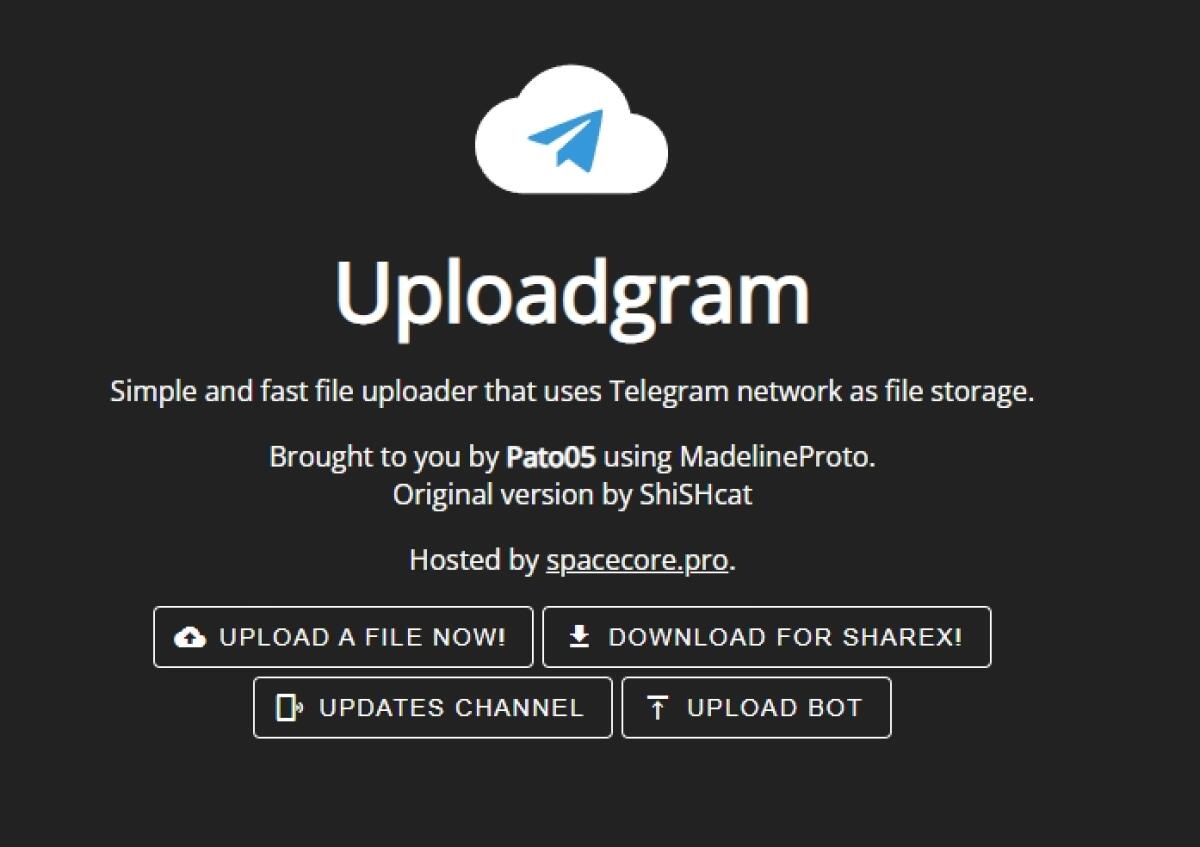 Uploadgram: spazio cloud gratuito e illimitato su Telegram - 
