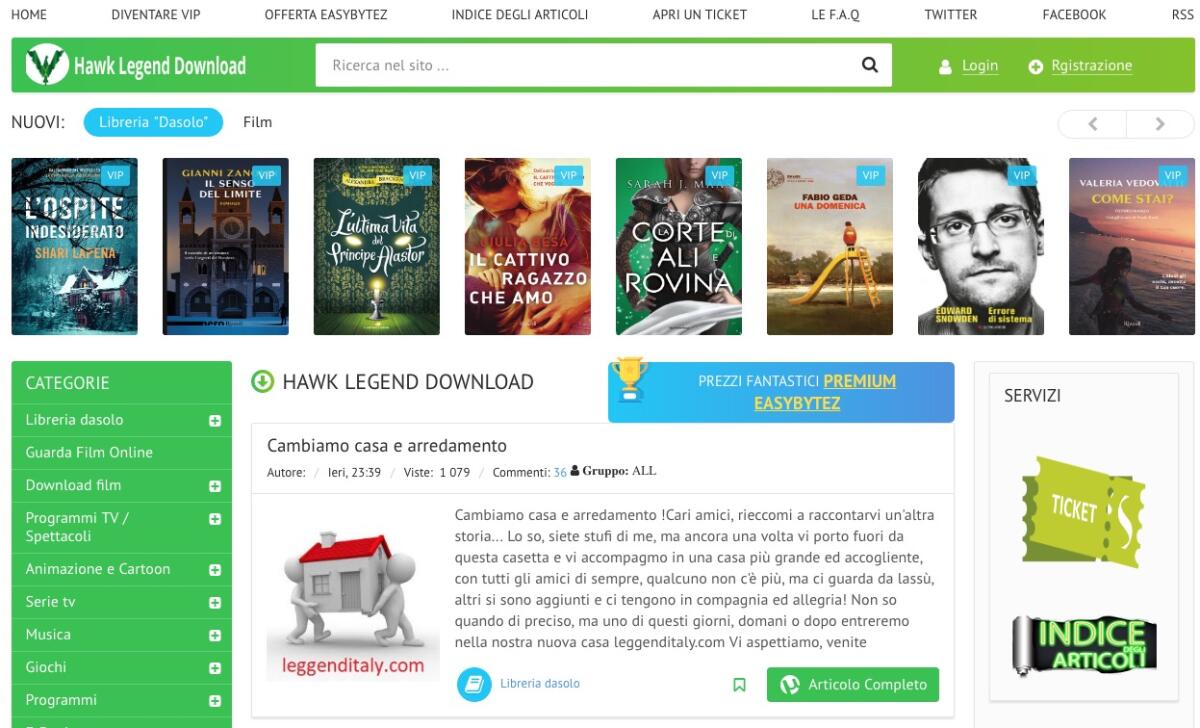 LeggendaWeb nuovo indirizzo 2022 | SCOPRILO QUI - 