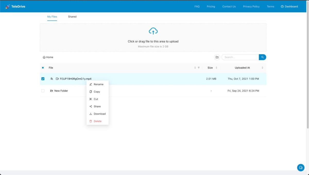 TeleDrive: spazio cloud gratuito e illimitato su Telegram - 