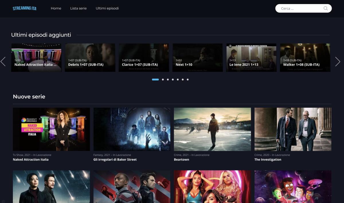 StreamingIta: sito per vedere serie TV | NUOVO Indirizzo - 