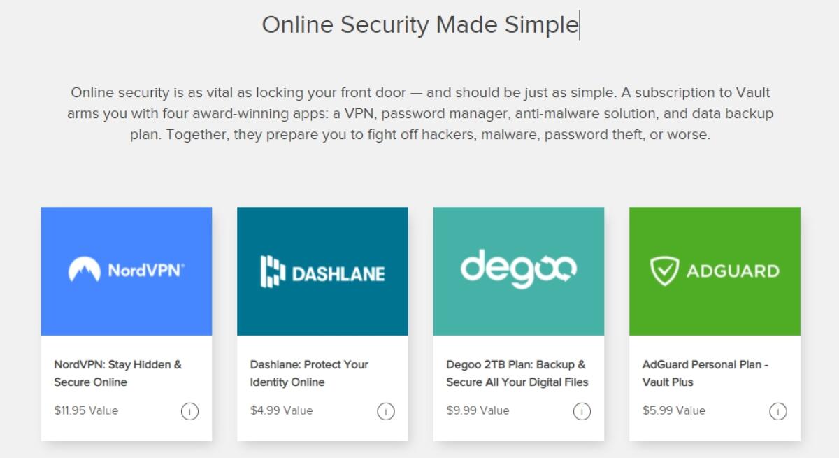 NordVPN, Dashlane, Degoo, AdGuard a 8 dollari al mese - 