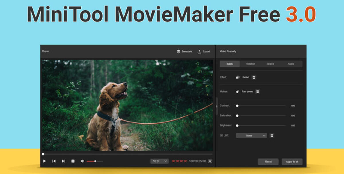 MiniTool MovieMaker Free 3.0: Editor Video GRATIS per Windows - 