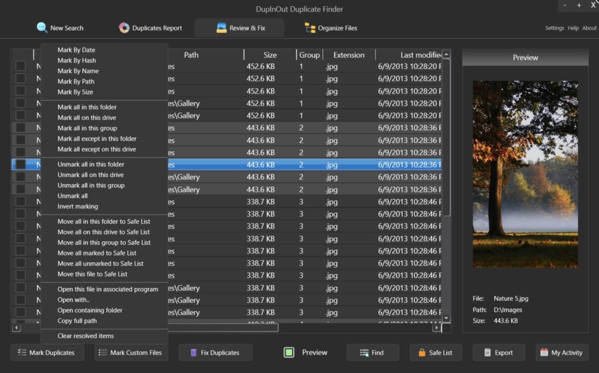 Scarica DupInOut Duplicate Finder GRATIS per sempre | PC Windows - 