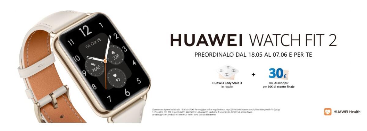 Huawei Watch Fit 2 ufficiale: Prezzo, Caratteristiche, Novità - 