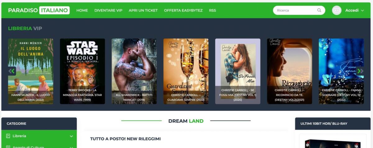 Dream Land Ita nuovo indirizzo 2023 | SCOPRILO QUI - 