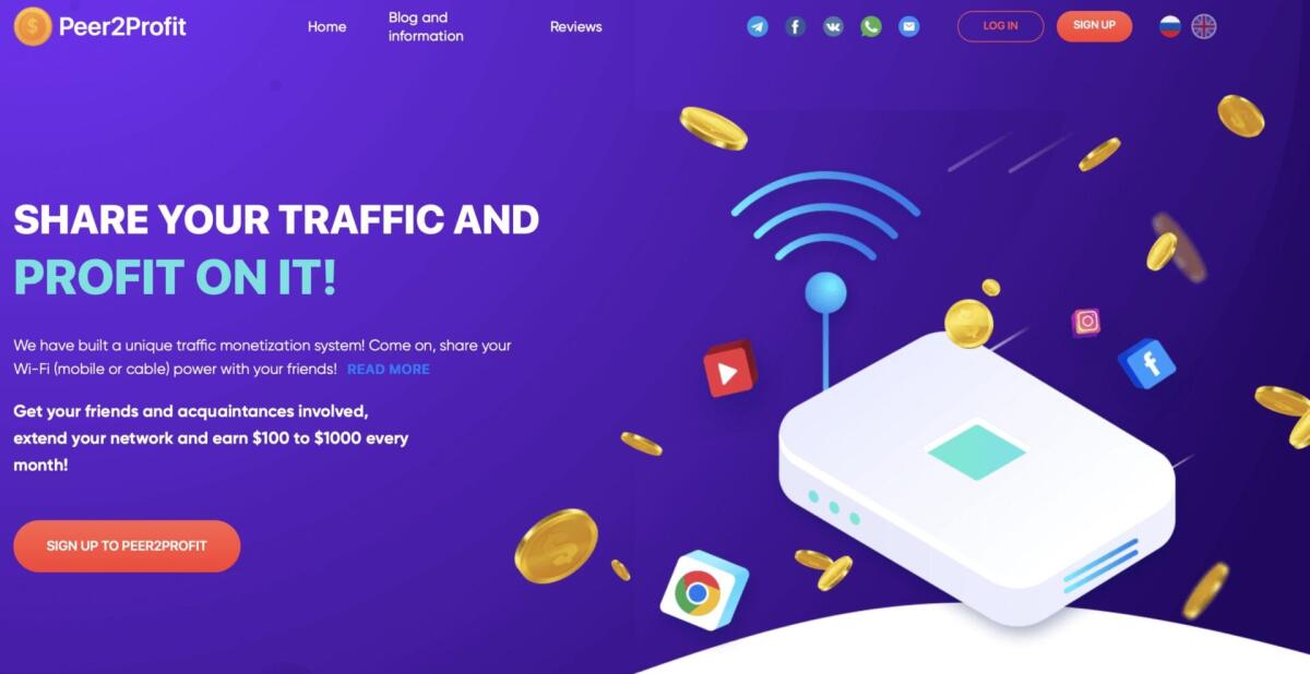 Peer2Profit: guadagna rimanendo collegato ad internet - 