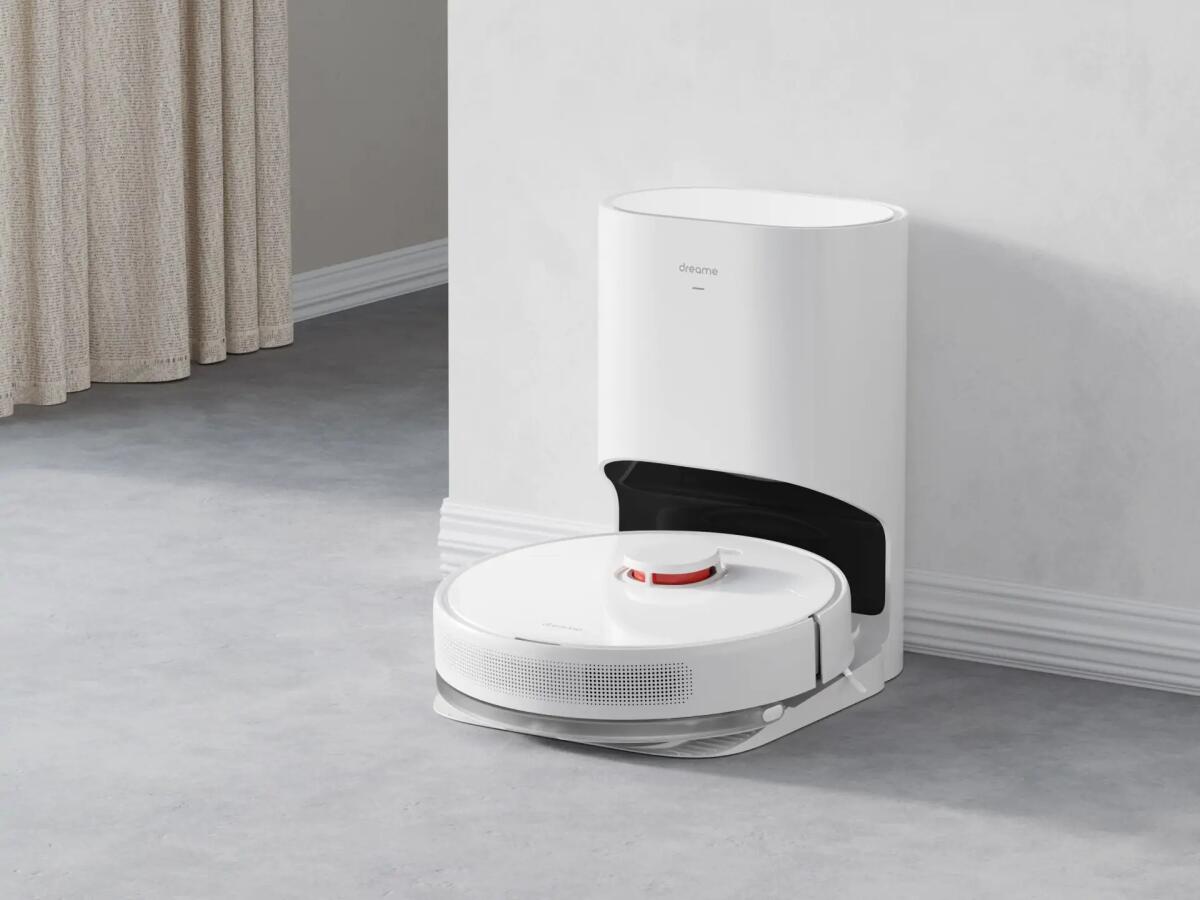 DreameBot D10 Plus nuovo robot che aspira, lava, si svuota da solo - 