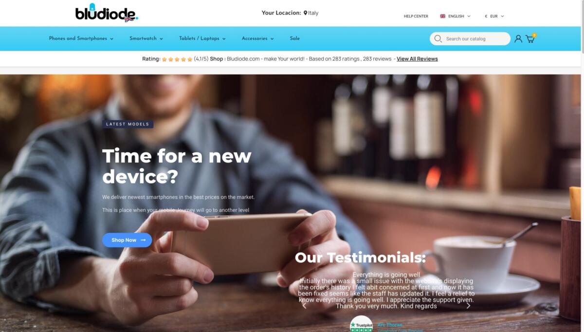 Bludiode.com: è un sito affidabile o una truffa? - 