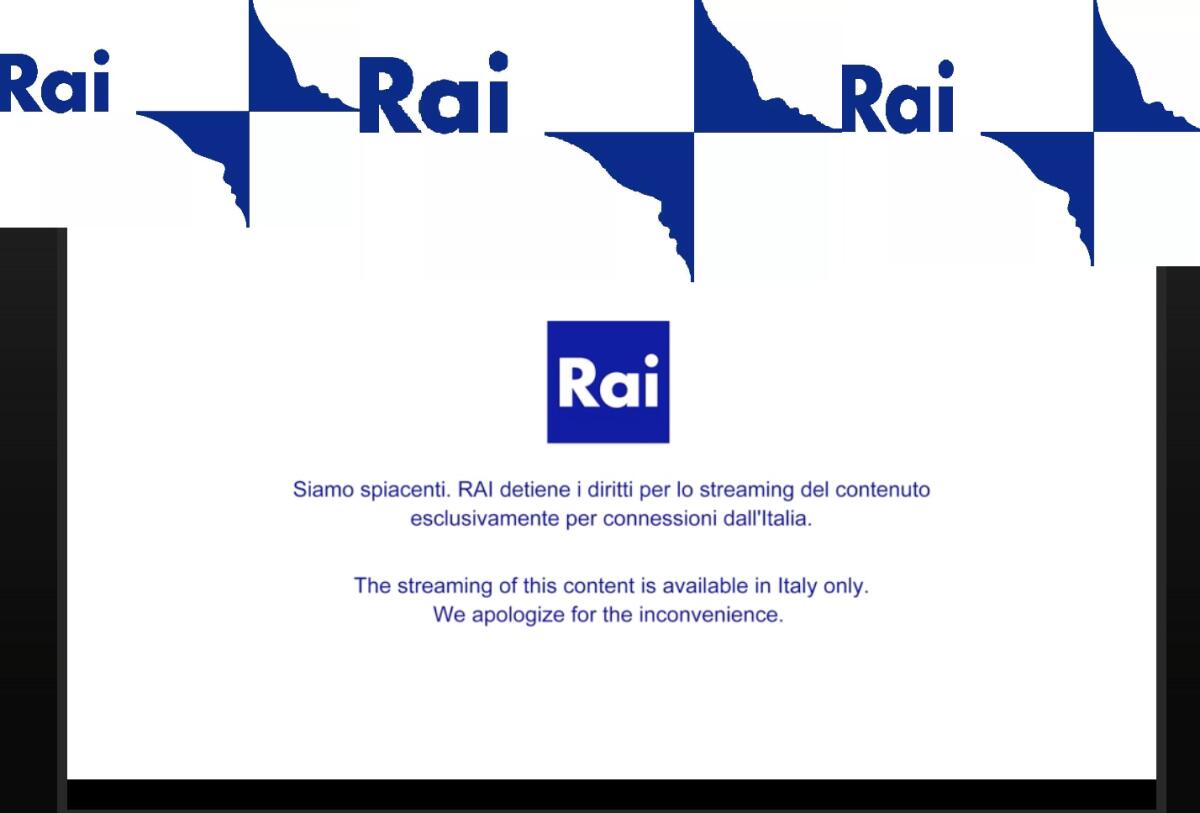 Come vedere la RAI in Streaming all'Estero senza blocchi - 