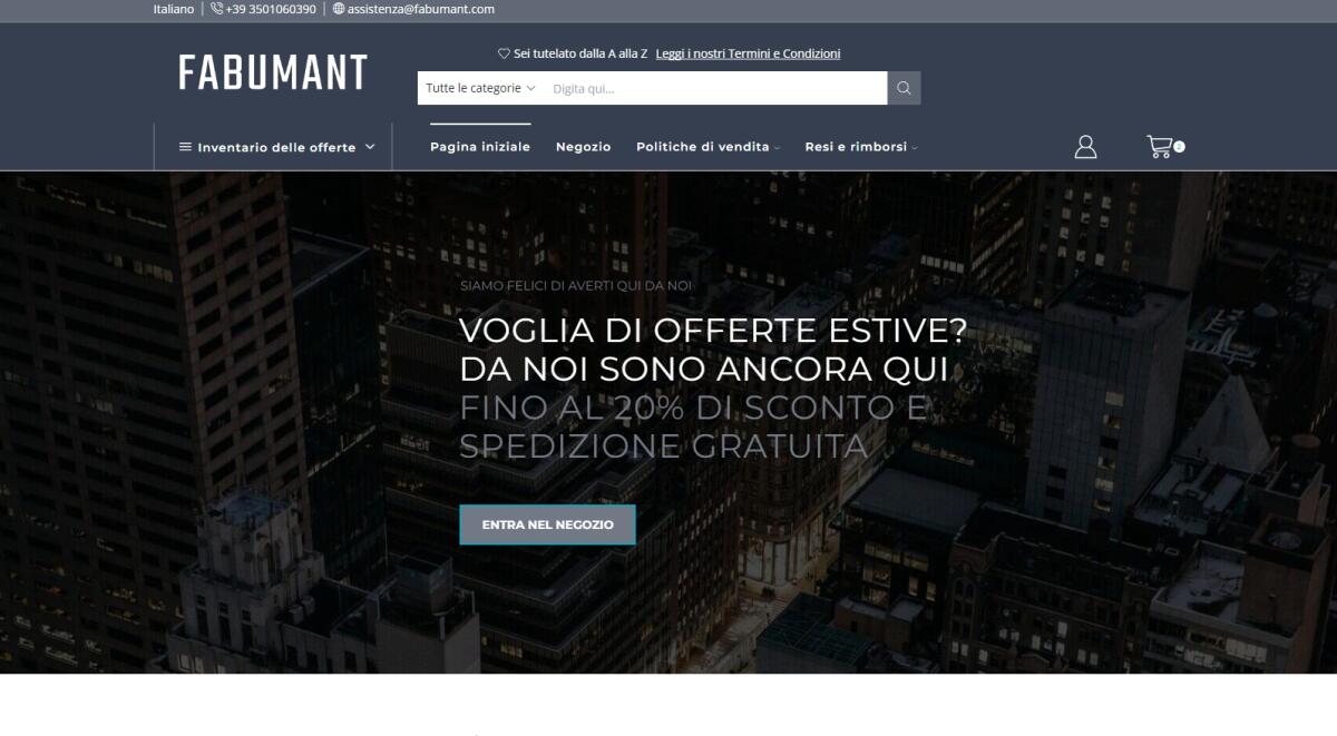 Fabumant è un sito affidabile o una truffa? - 