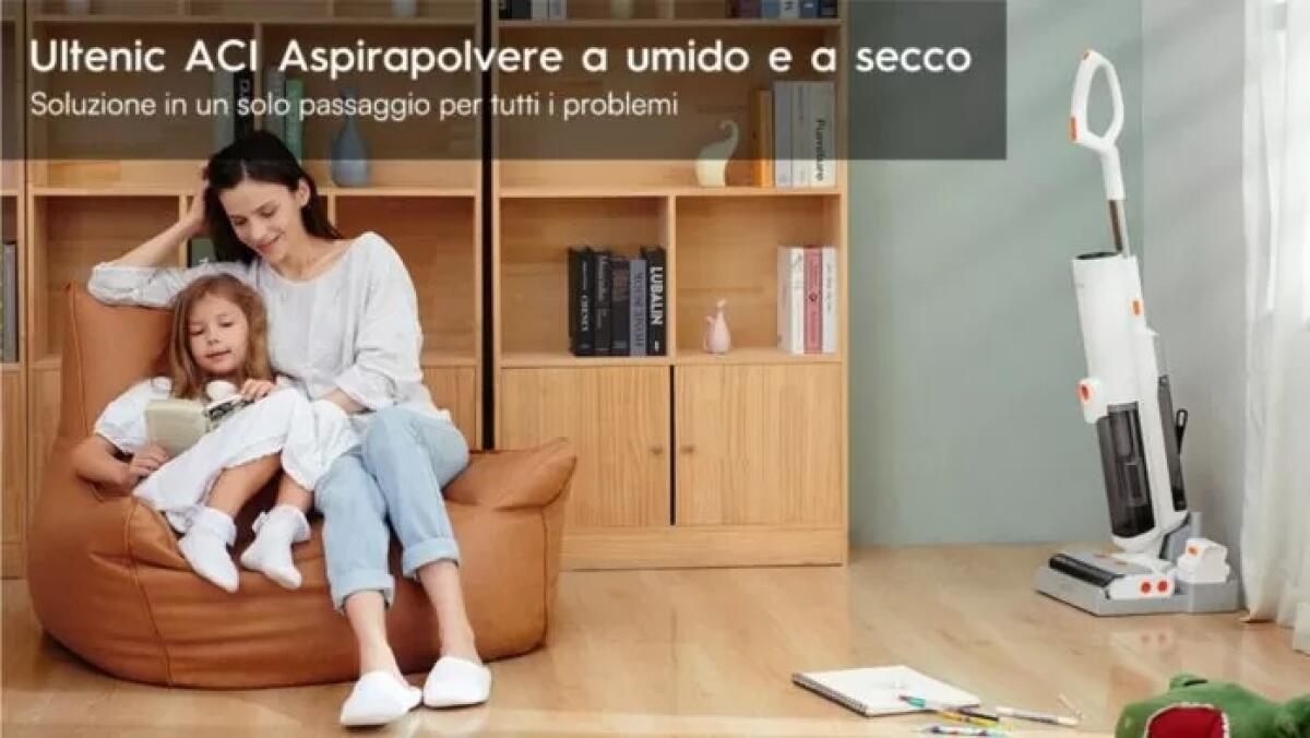 Ultenic AC1 nuovo aspirapolvere lavapavimenti INTELLIGENTE - 