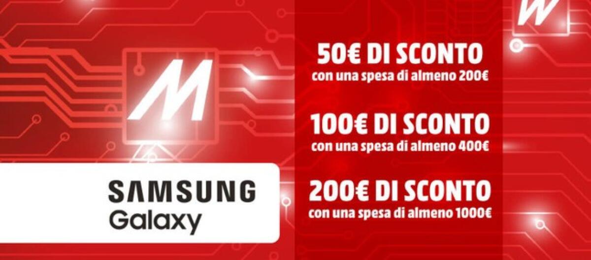 Samsung Galaxy Week da MediaWorld: sconti fino a 200 euro - 