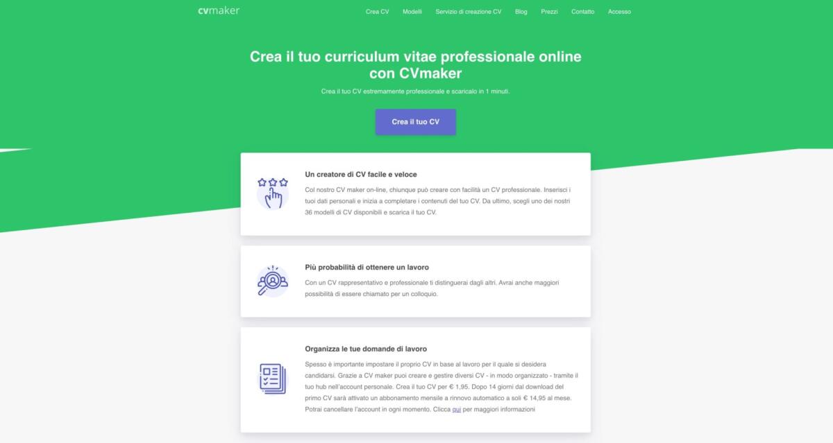 CVmaker: è un sito affidabile o una truffa? - 