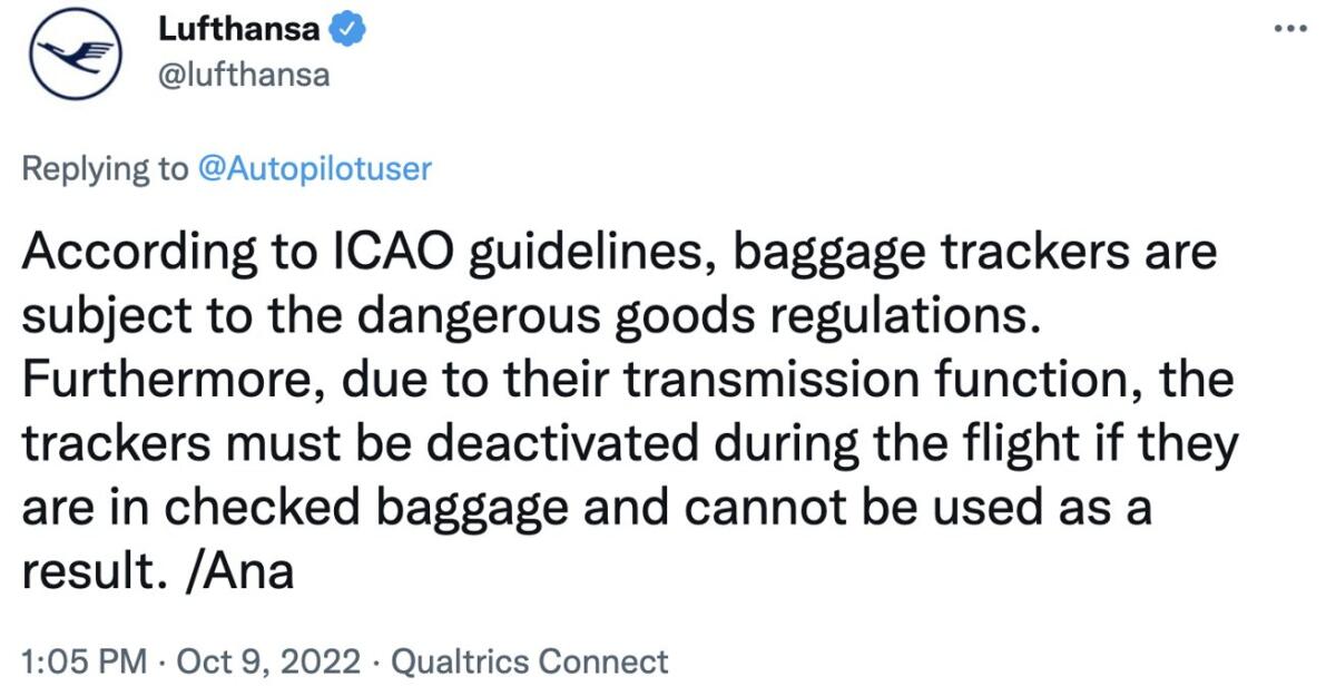 Lufthansa vieta gli AirTag sui propri voli? Ecco la verità - 