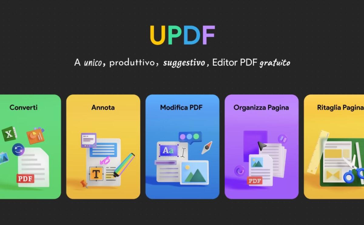 Creare e Modificare PDF GRATIS Mac/macOS con UPDF - 