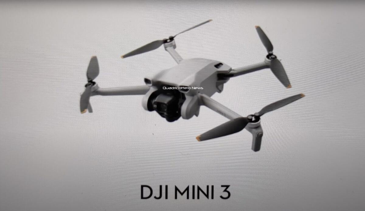 DJI Mini 3 (non Pro) Anteprima: ecco come sarà il nuovo drone - 