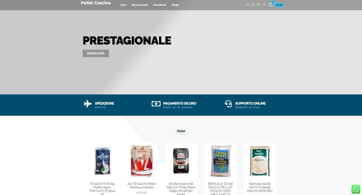 Pelletcascina è un sito affidabile o una truffa? - 