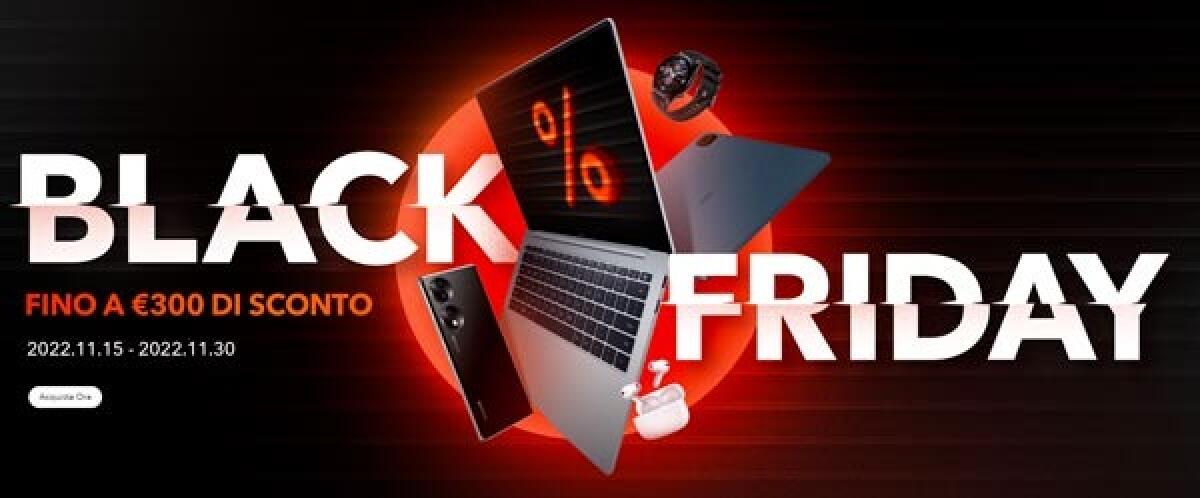 Offerte Black Friday HONOR: Smartphone, Notebook, Smartwatch in SCONTO - 