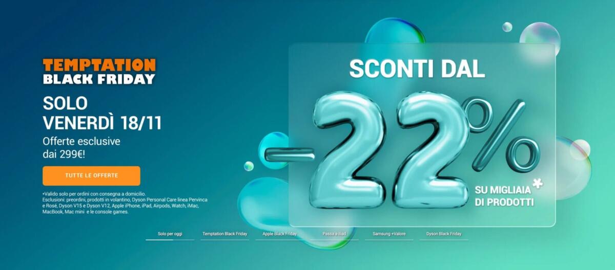 Unieuro Sconto IVA 22% su TUTTO il catalogo online - 