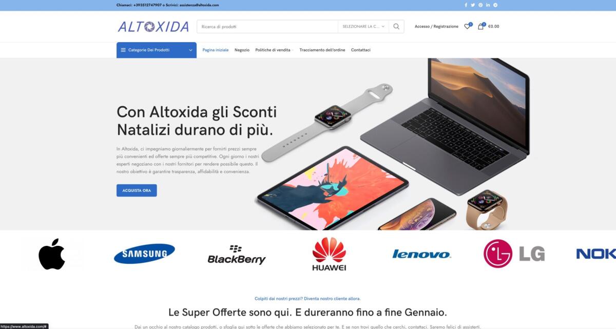 Altoxida.com è un sito affidabile o una truffa? - 