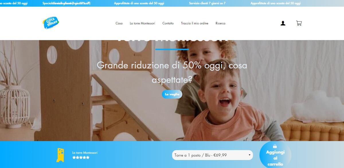 Giftshouses.com è un sito affidabile o una truffa? - 